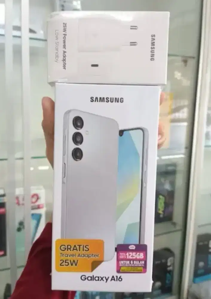 New! Samsung A16 4g 8/128 Free adapter