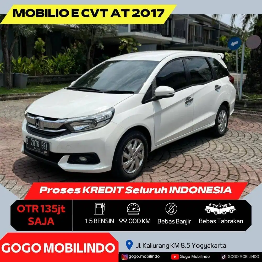 Honda Mobilio E CVT Matic 2017 ISTIMEWA DP Minim Ertiga