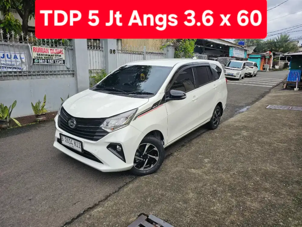 TDP 5 Jt Angs Termurah New Sigra R 2022 Matic Putih Low Km Like New
