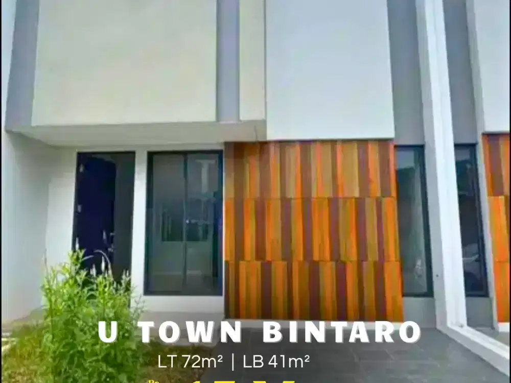Dijual Rumah Strategis di Dekat Kampus Pembangunan Jaya Lokasi di Kawasan U Town Bintaro Jaya