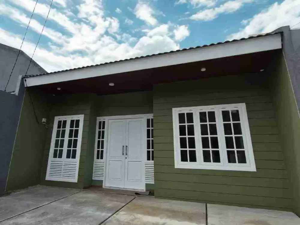 Rumah Full Renovasi bergaya FarmHouse siap huni nego sampe deal