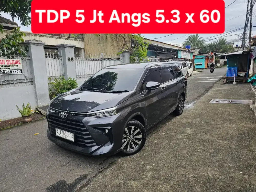 TDP 5 Jt Angs Termurah All New Avanza G 2024 Abu Abu Manual Low Km