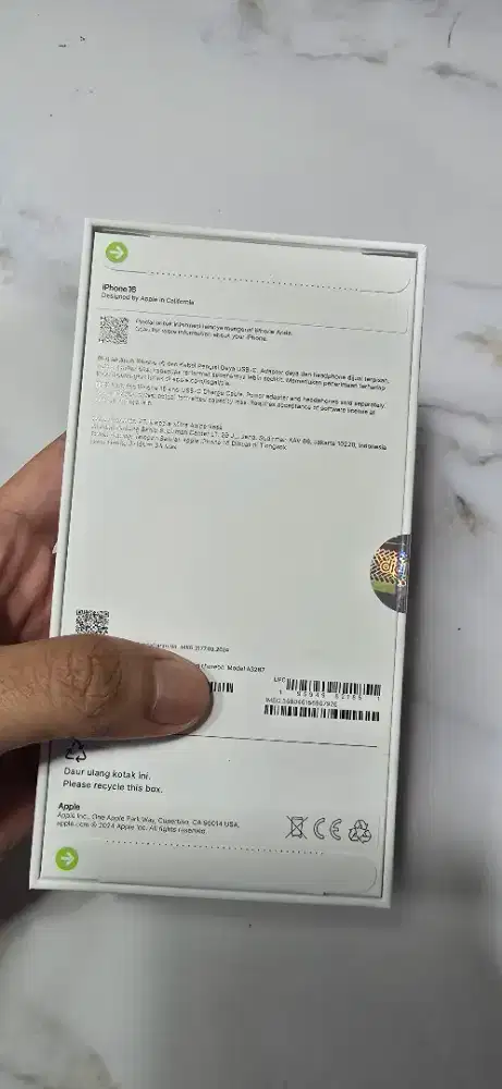 Iphone 16 128GB Black New Resmi