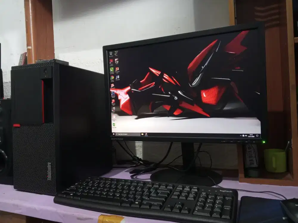 Pc gaming editing intel core i5 7500 ddr4 + vga nvidia 4gb + Led 22inc