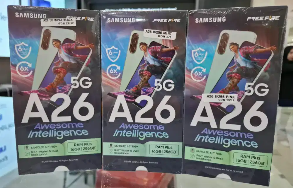 Kredit Samsung A26 5G 256Gb Free Adaptor Charger&Holder