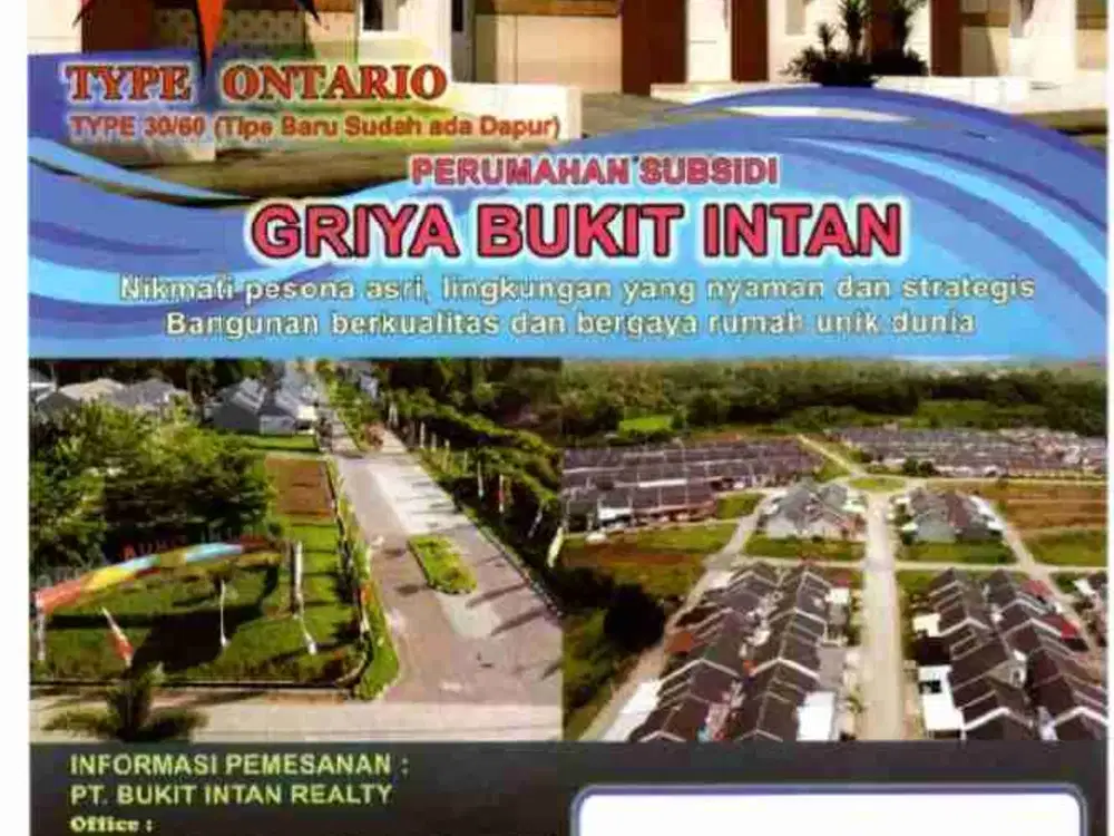 Rumah subsidi mewah di kota serang