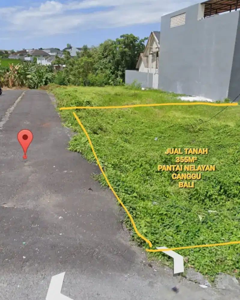 TANAH NELAYAN BEACH CANGGU LUASAN KECIL