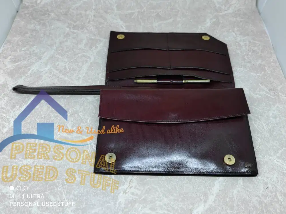 BRAUN BUFFEL Authentic Preloved Vintage Men Thin clutch bag