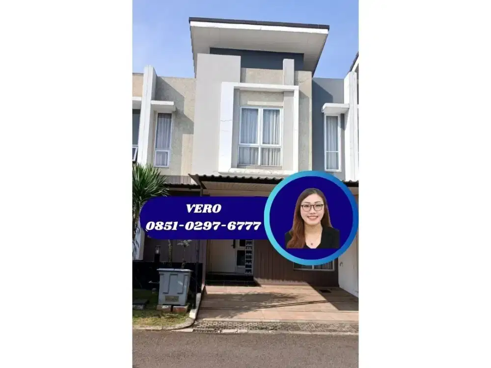 Rumah Nyaman Dihuni DIJUAL di Cluster ROSSINI   kawasan symphonia Gading Serpong