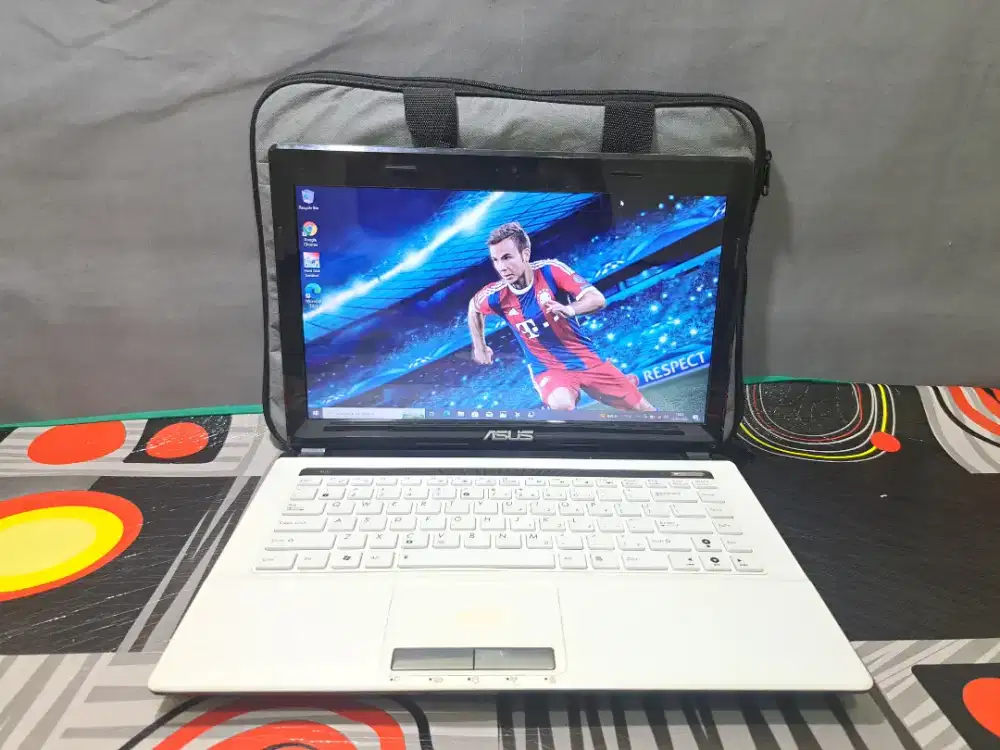 Laptop asus K43 core i3 ram 4 hdd 500 gb siap pakai