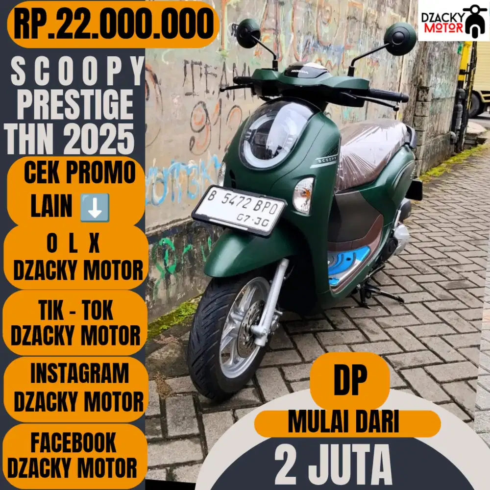 SCOOPY PRESTIGE 2025 SECOND LIKE NEW