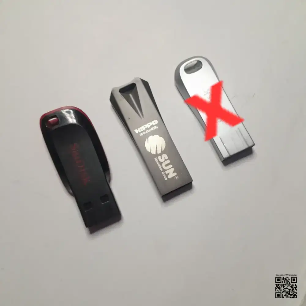 Flashdisk HFD-01 16GB Hippo + Falshdisk Sandisk Cruzer Blade 8GB