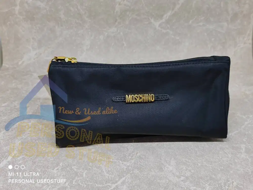 MOSCHINO Preloved Vintage Women make up Bag