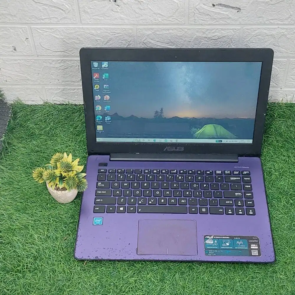 ASUS X453SA INTEL CELERON N3050 RAM 2GB SSD 128GB