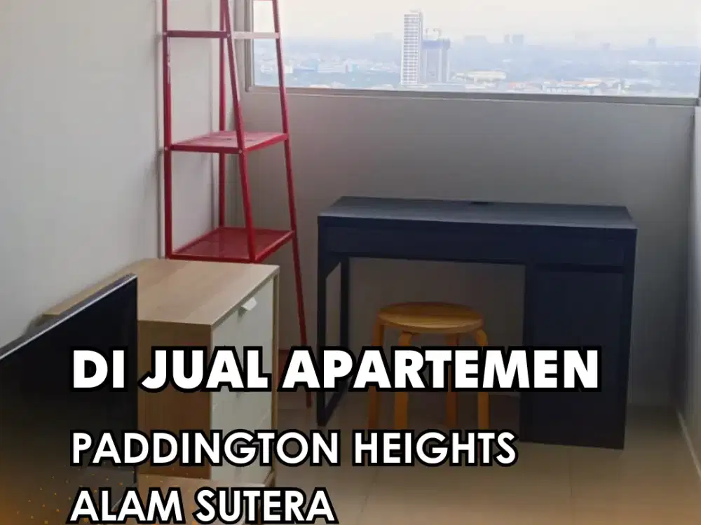 Di Jual !!! Apartemen Paddington Heights - Alam Sutera Full Furnished Tipe Studio