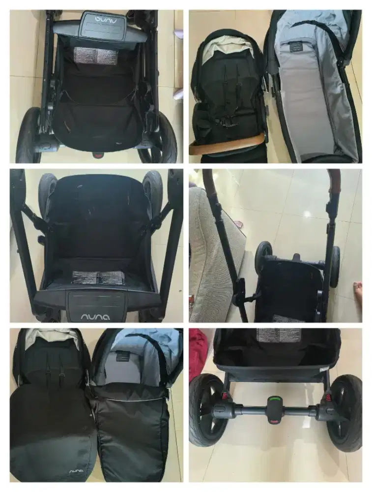 Stroller Nuna Mixx Max + Carry Cot | Like New | Lengkap & Mulus