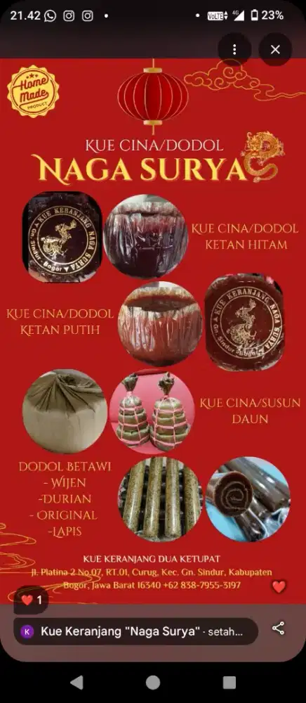 Membuka kesempatan bagi yang mau berjualan