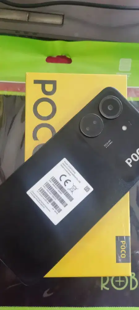 Poco c65 fullset ori 8+8 256 gb