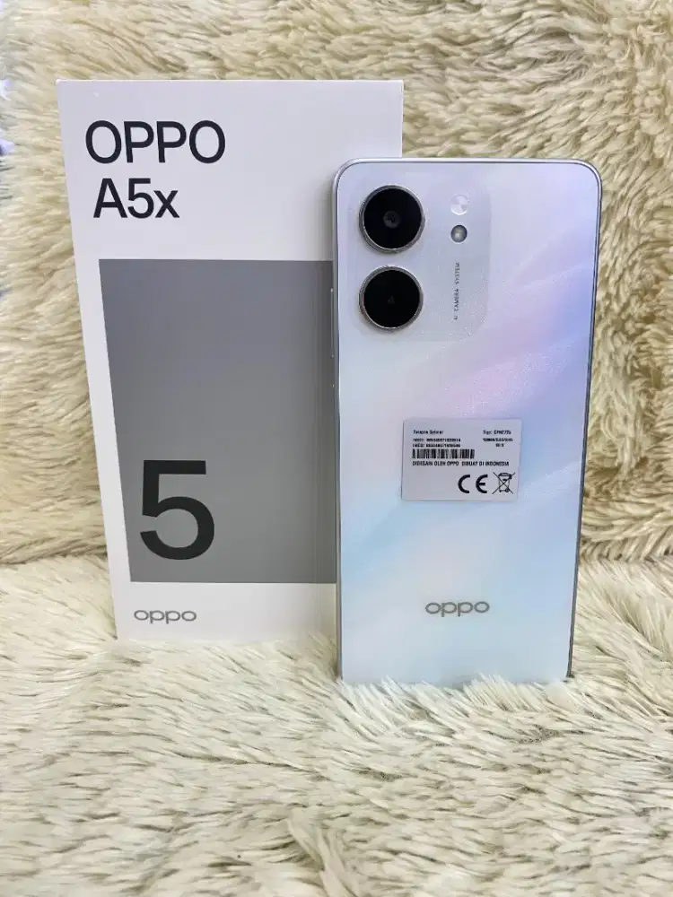 OPPO A5x 4/128 GB white garansi agustus 2026#3Gcom