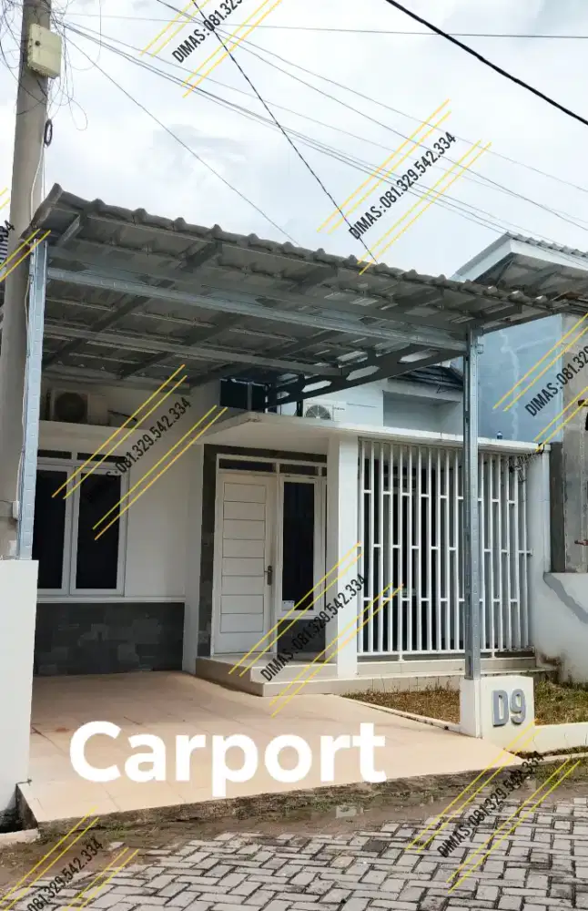 Sewa kontrak rumah full furnish perabotan lampung-dlm komplek prumahan