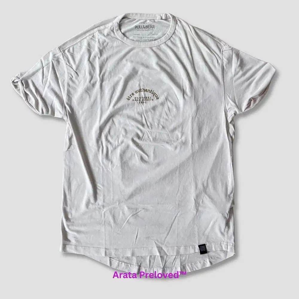 Kaos Pull&Bear Long Fit Original