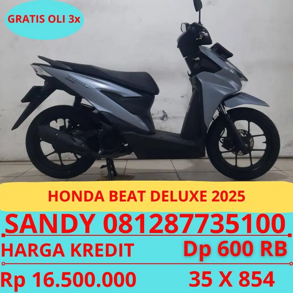 HONDA BEAT DELUXE 2025 DP MURAH 600 RIBU GUYSSS