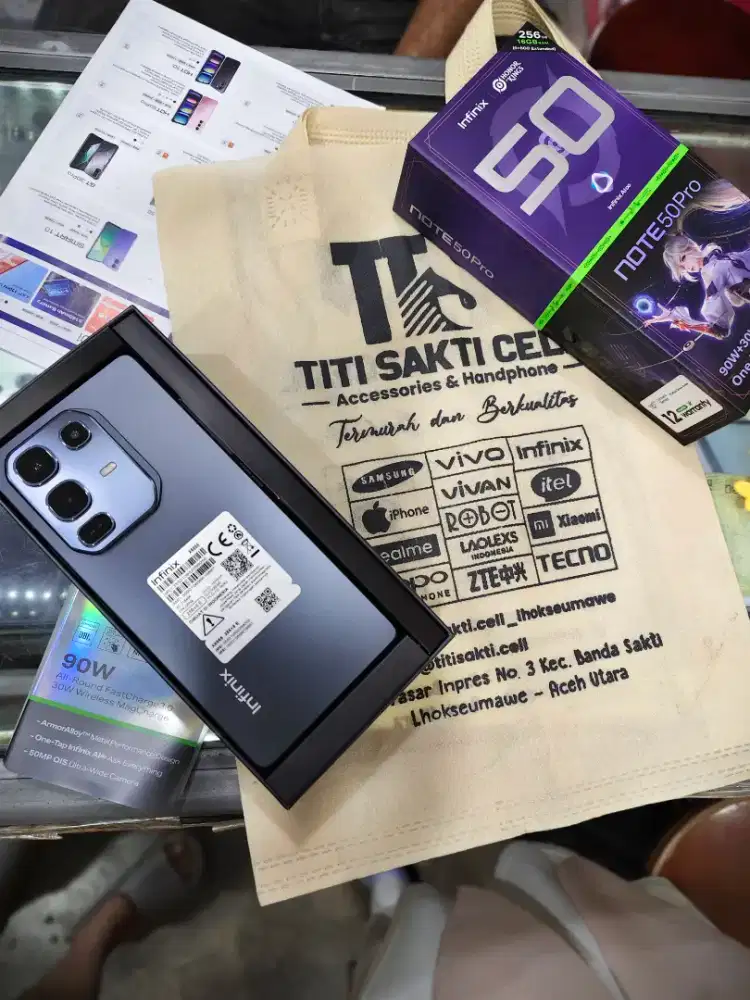Infinix note 50 pro 8/256 promo new segel