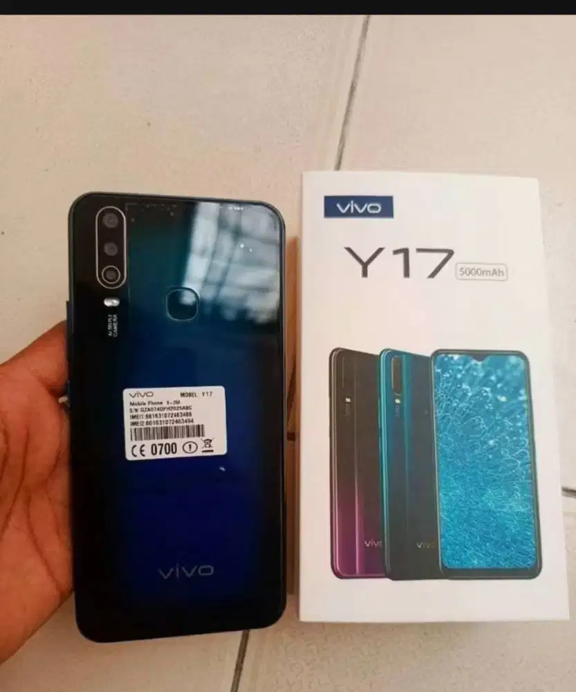 Vivo y17 8/256 dijual lagi BU