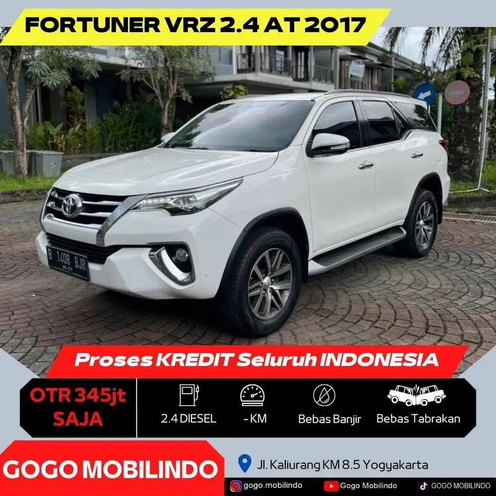 Toyota Fortuner VRZ Matic 2017 ORISINIL DP Minim Bisa Kredit Pajero