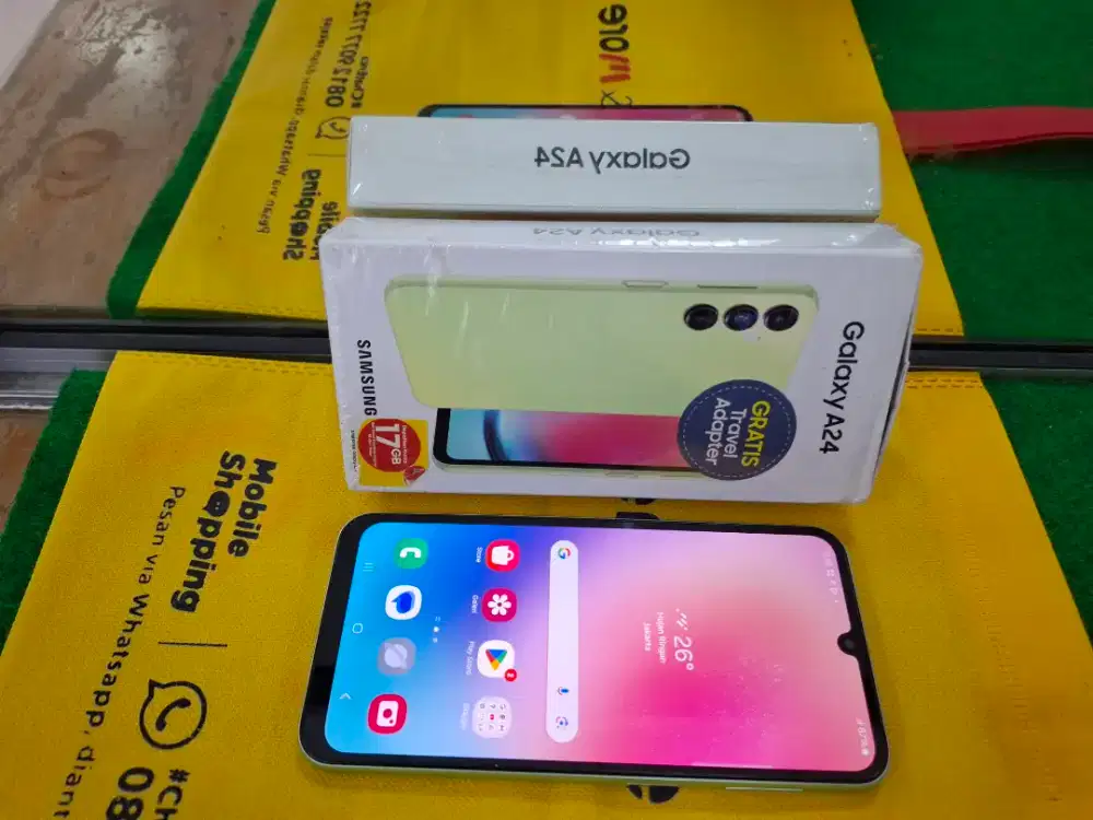 Samsung A24 Ram 8/128 GB mulus lengkap normal