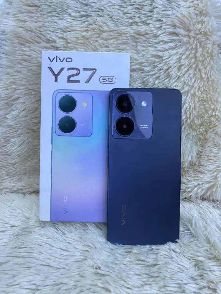 Vivo Y27 5G ram 6/128Gb Black fullset original #3Gcom
