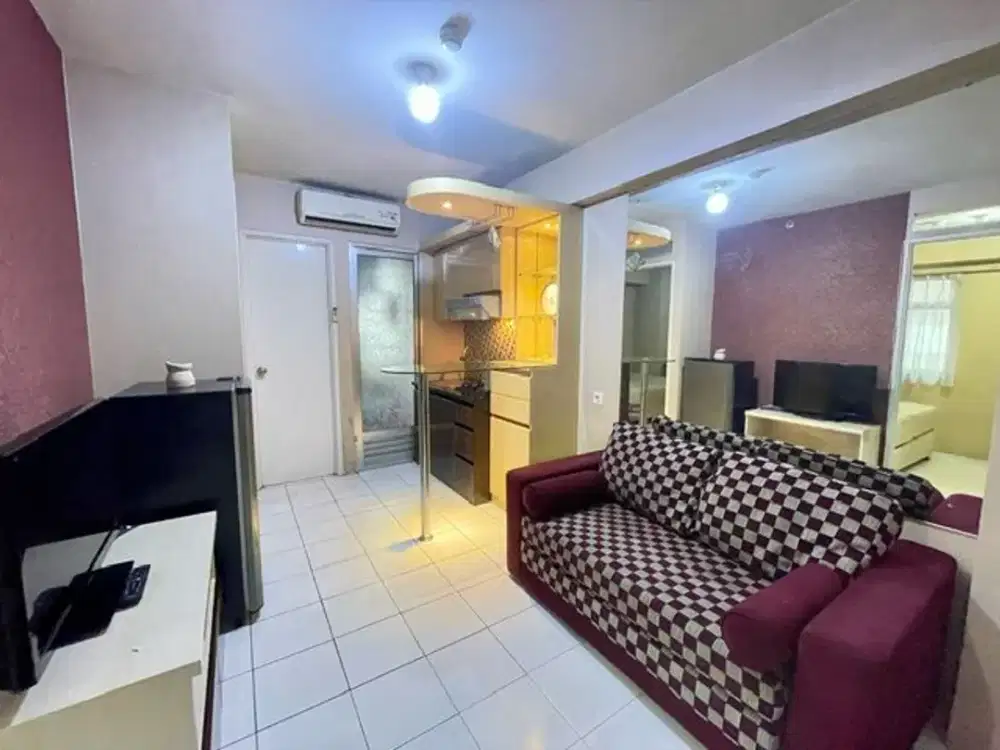 Sewa Apartemen Kalibata City, 2BR Full Furnish, Posisi Hoek, Flamboyan
