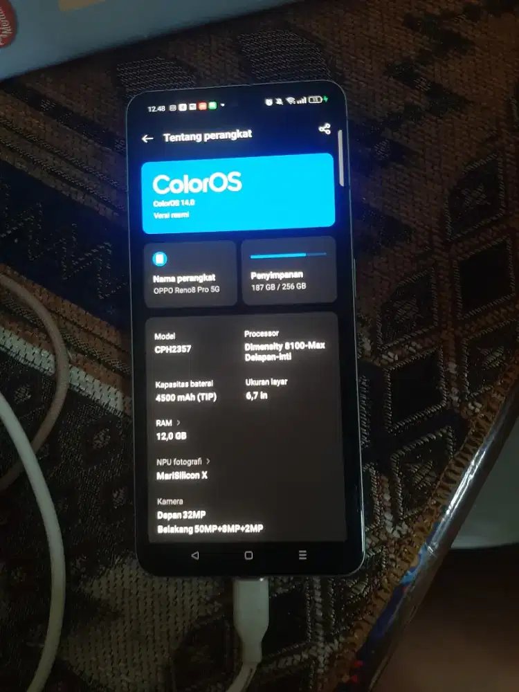 OPPO RENO 8 pro 5g 12/256gb