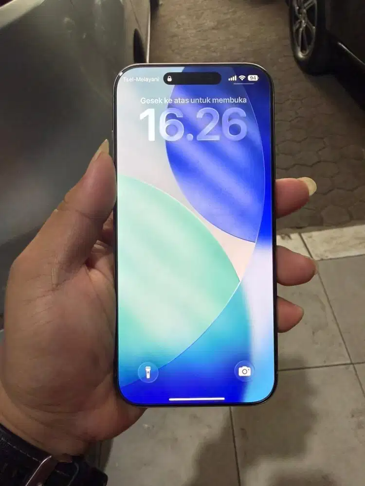 iPhone 16 ProMax 256gb IBox garansi sampai 04/26 HB 97% Cc 248 silver