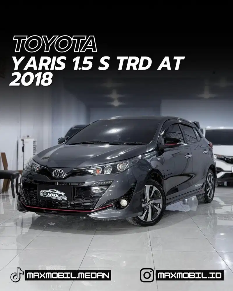 [ODO 51RB‼️] TOYOTA YARIS 1.5 S TRD 2018 pemakaian 2019