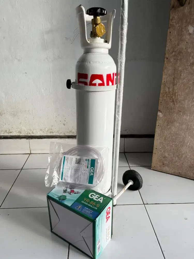 1 Set Tabung Gas Oksigen + Isi