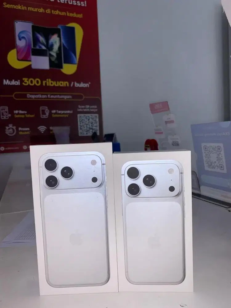 Ready iphone 17 Pro dan Promax silver