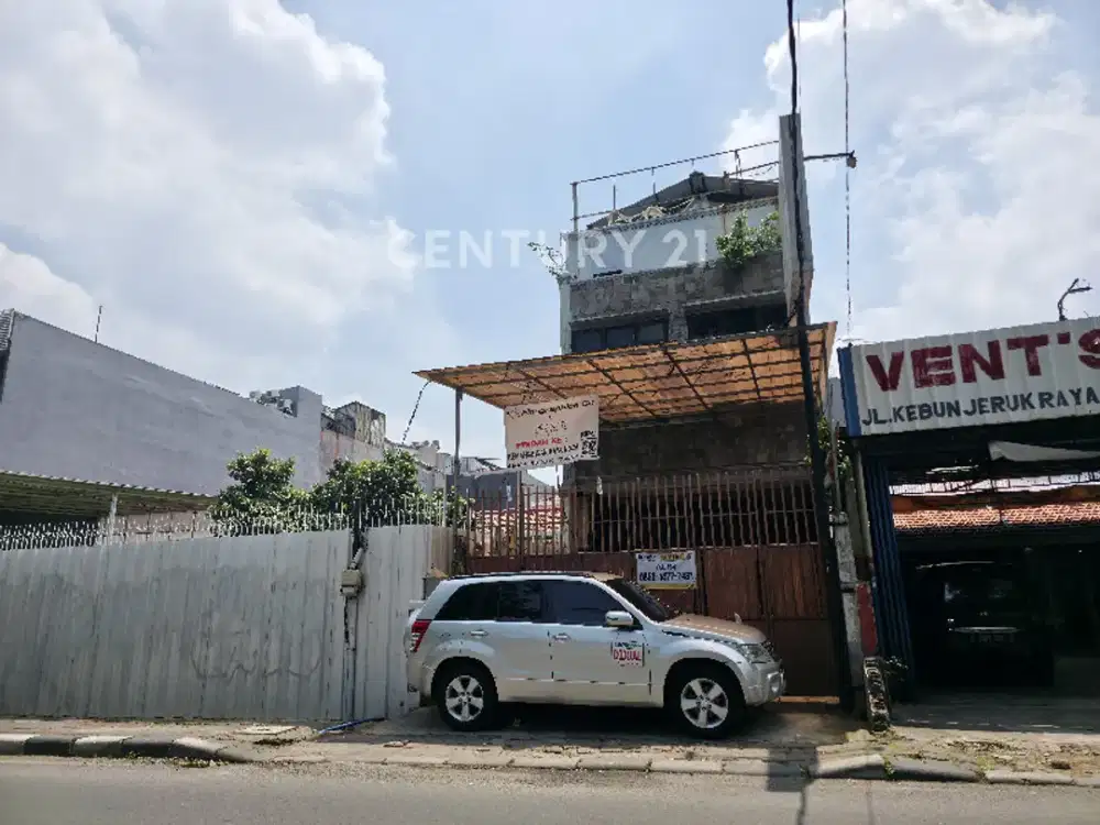 Jual Ruko Kebon Jeruk Raya, Lokasi Strategis, Pinggir Jalan Utama