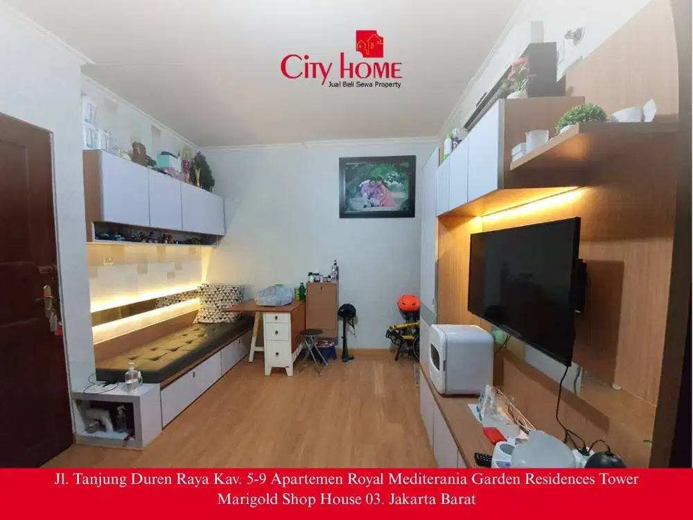 DIJUAL APARTEMEN MEDITERANIA GARDEN RESIDENCE 1 – 2 KAMAR | FULL FURNI