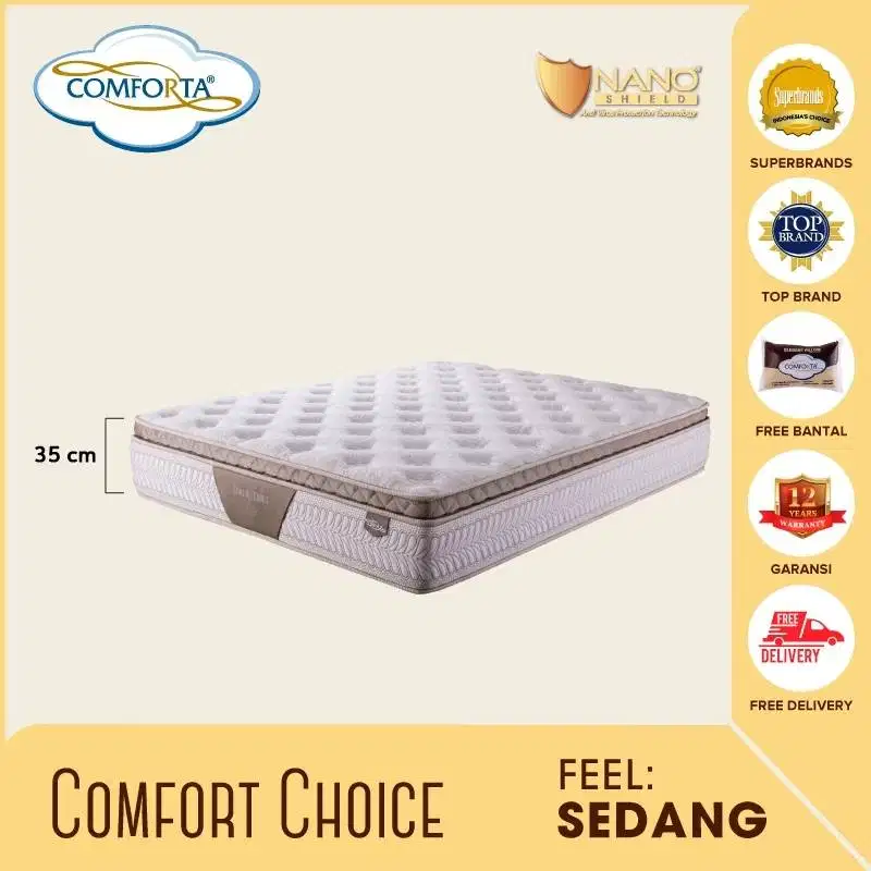 COMFORTA Kasur Springbed Comfort Choice 180x200 (Matress Only)