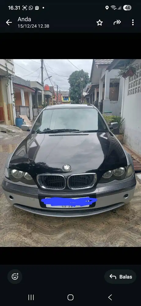 BMW e46 facelift 318i abu abu metalik