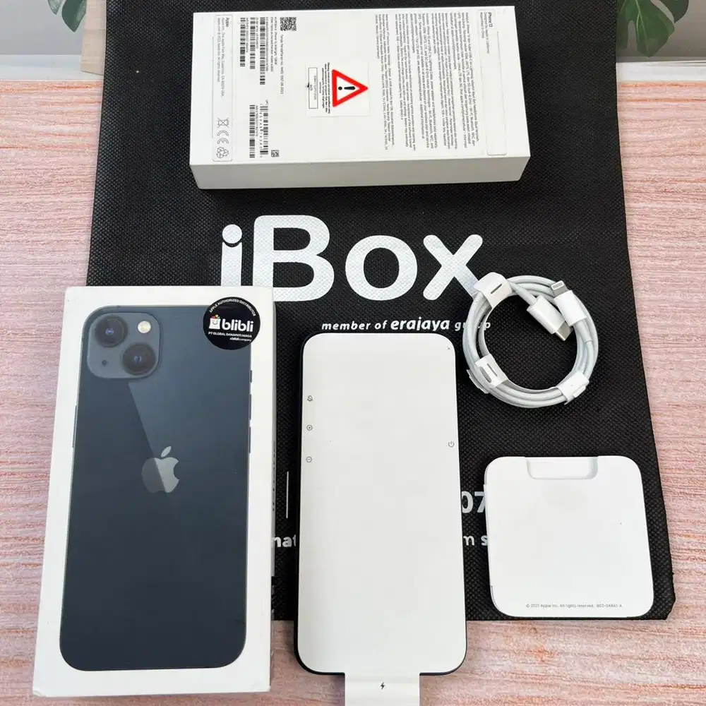 iPhone 13 iBox 128GB GARANSI NOVEMBER 2026 BARU 2 BULAN DARI BARU