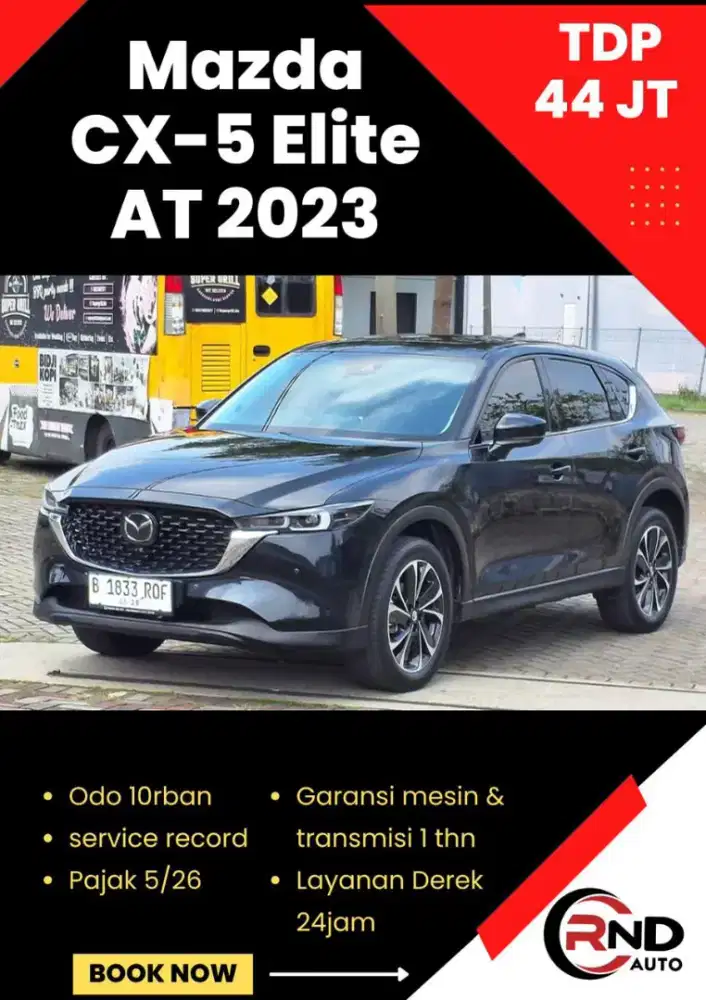 (TDP 44jt)Mazda CX-5 elite tahun 2023