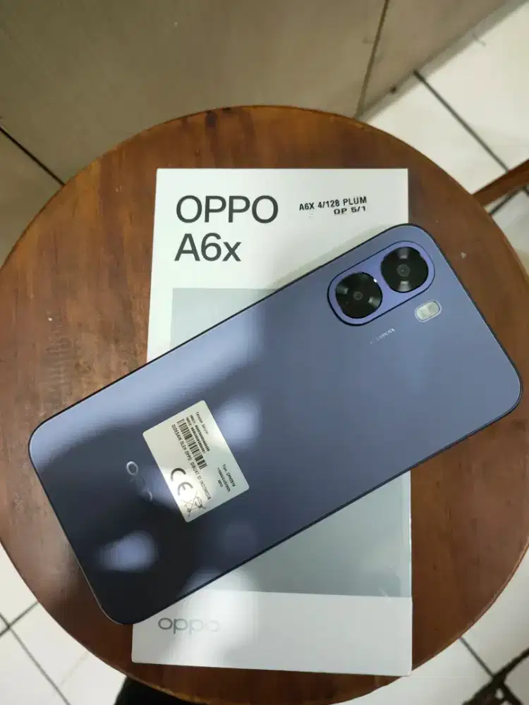 Oppo a6x 4+4/128 likenew baru 2hari pake