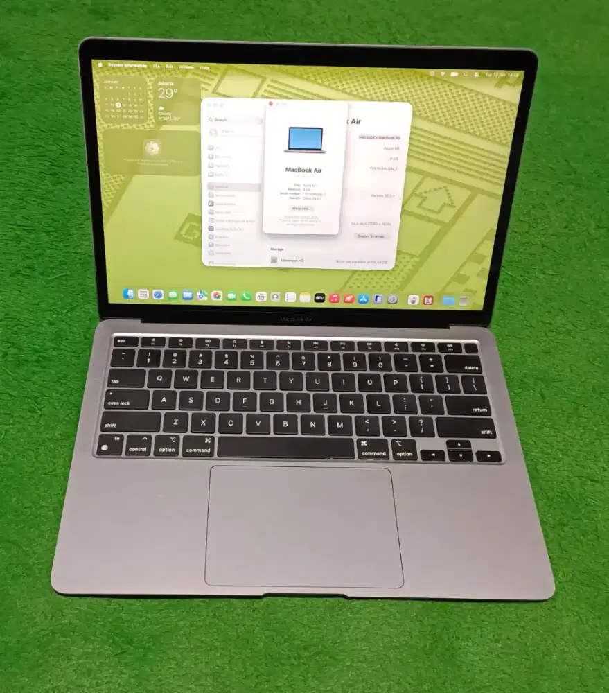 Apple MacBook Air M1 2020 M1 8/128 Grey Murah