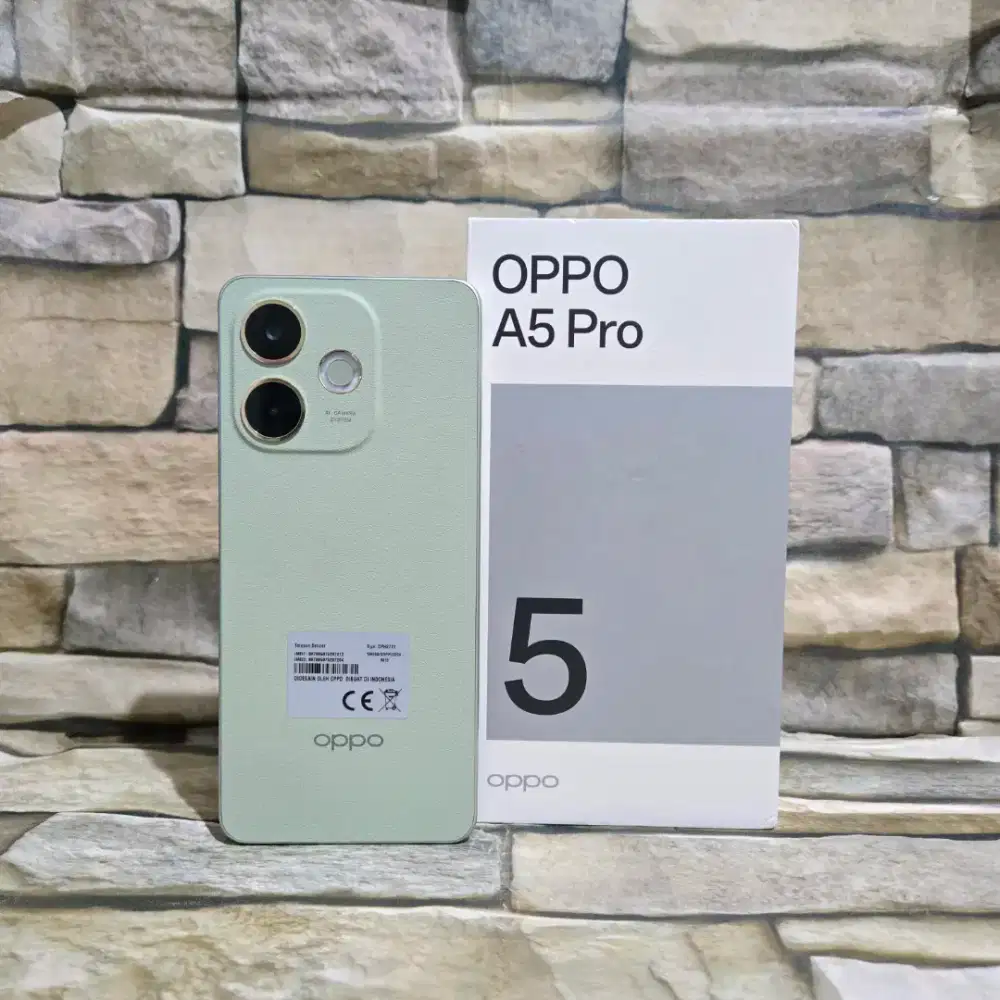 Oppo A5 Pro 4G 8/128 Green Kelengkapan Hp dan Dos aja,segel mulus 98%