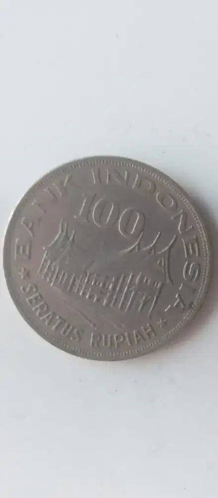 Jual koin Rp.100,- Rumah Gadang