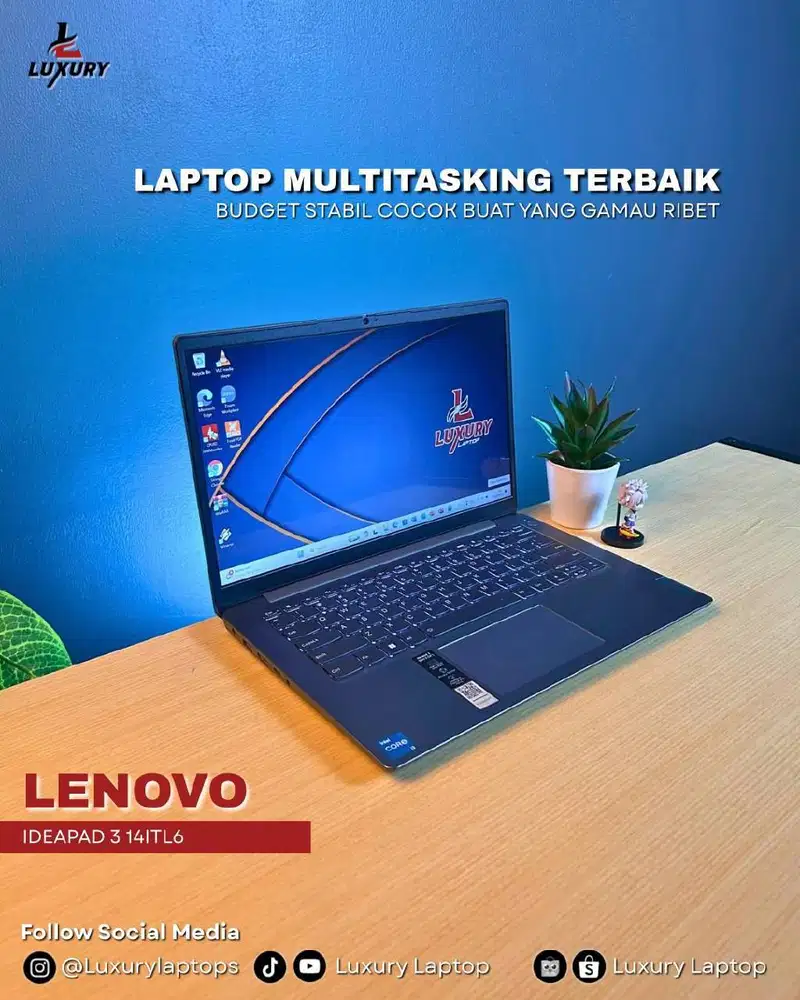 LENOVO IDEAPAD 3 14ITL6 11 TH GEN CORE I3 JUAL MURAH RAM SSD BU