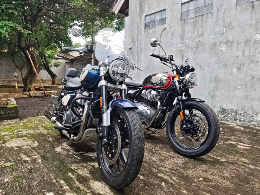 Bs Kredit/TT Royal Enfield Super Meteor 650 Interceptor Modif low KM