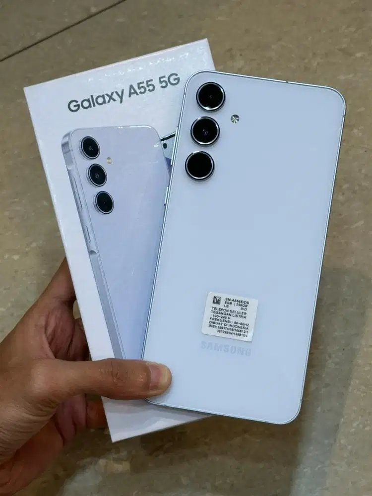 SAMSUNG GALAXY A55 5G 8/256GB ICYBLUE GARANSI RESMI SEIN